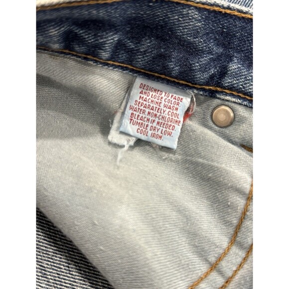 Vintage 90s Marithe Francois Girbaud Straight Denim Jeans The Stone Wash - Picture 9 of 9